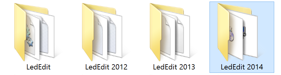 LedEdit_series_program_file_folders