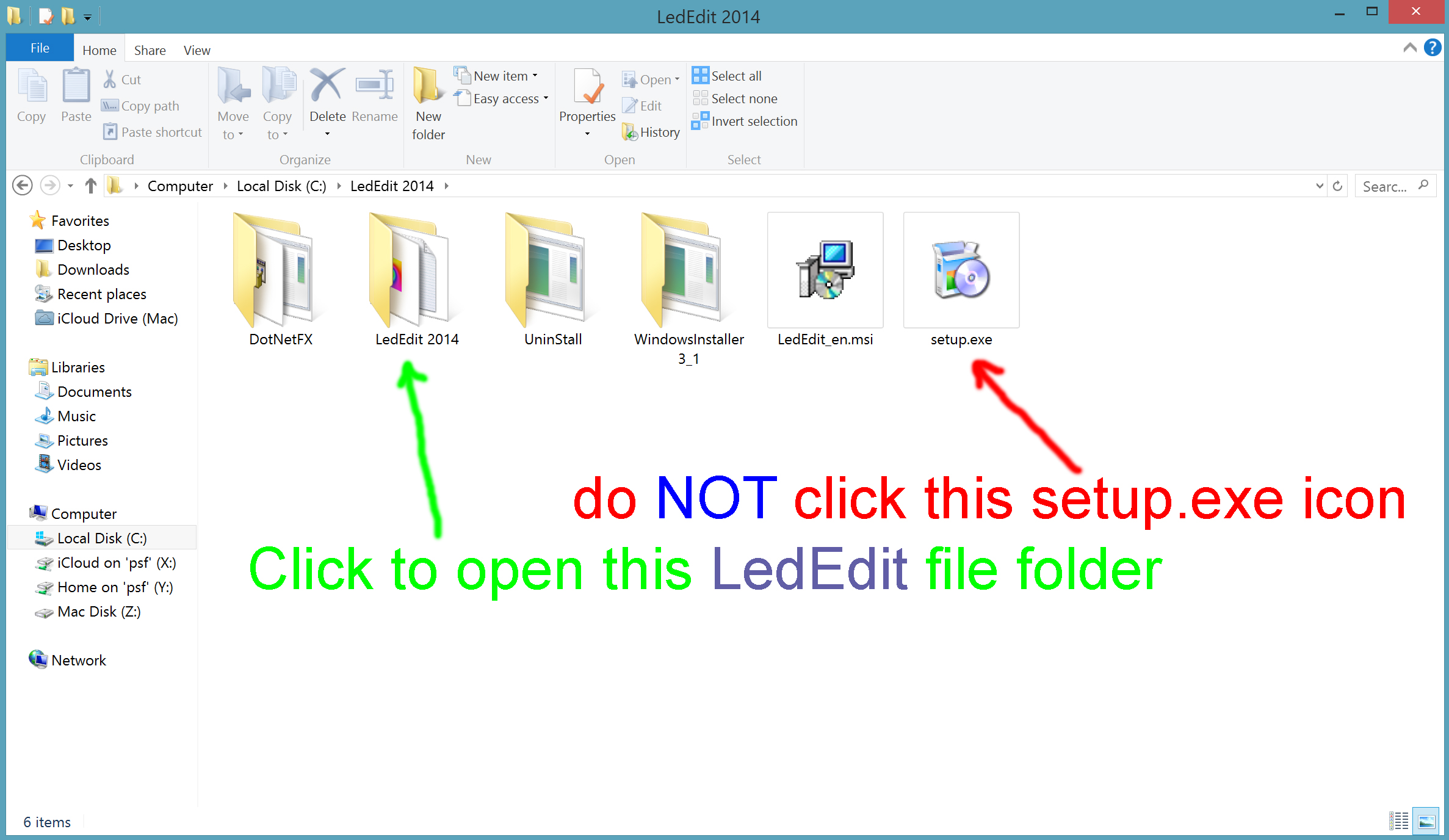 LedEdit_series_software_program_file_folders