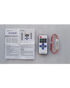 10 keys RF remote solo single color LED controller