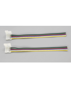 6-pin solderless cable connector for RGBWW 5050 LED light strip