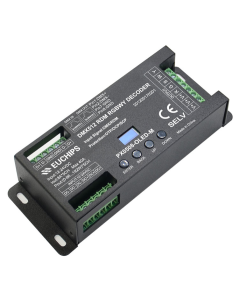 Euchips PX0508-OLED-M 12-24VDC 8Ax5CH DMX512 Decoder