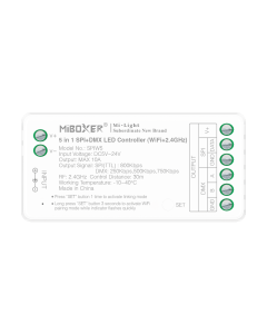 MiBoxer SPIW5 MiLight WiFi+2.4G 5 in 1 SPI+DMX LED Controller
