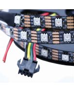 black FPCB 12V 3 meters 300 LEDs smart digital CS8812 RGB 5050 LED light strip