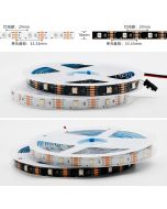 12V 5 meters 150 LEDs IP20 non-waterproof WS2818 integrated lighting effect programs RGB 5050 light strip