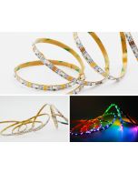 5V 3 meters 360 LEDs digital smart SK6812 RGB 4020 SideView dream color LED light strip, IP67 silicone tube waterproof