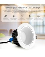 MiBoxer FUT071 MiLight anti-glare 12W RGB+CCT LED ceiling downlight